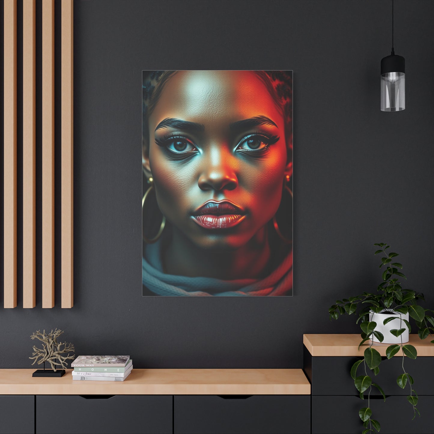 Lady Basquiats Palette Prestige Wall Art & Canvas Print