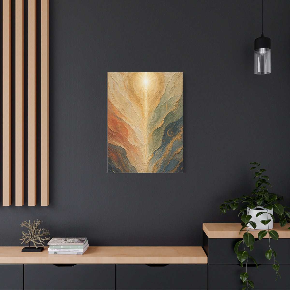 Abstract Divine Light Spiritual Wall Art & Canvas Print
