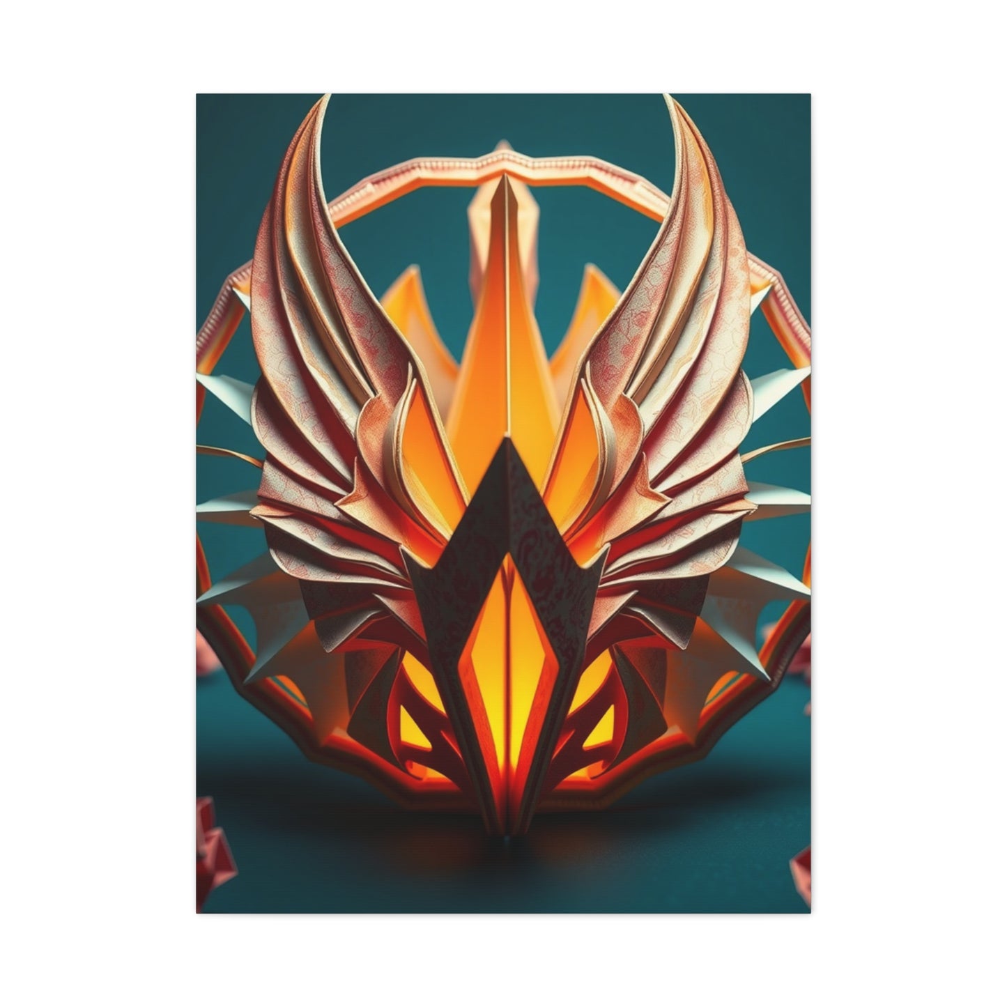 Origami Opulence Wall Art Wall Art & Canvas Print