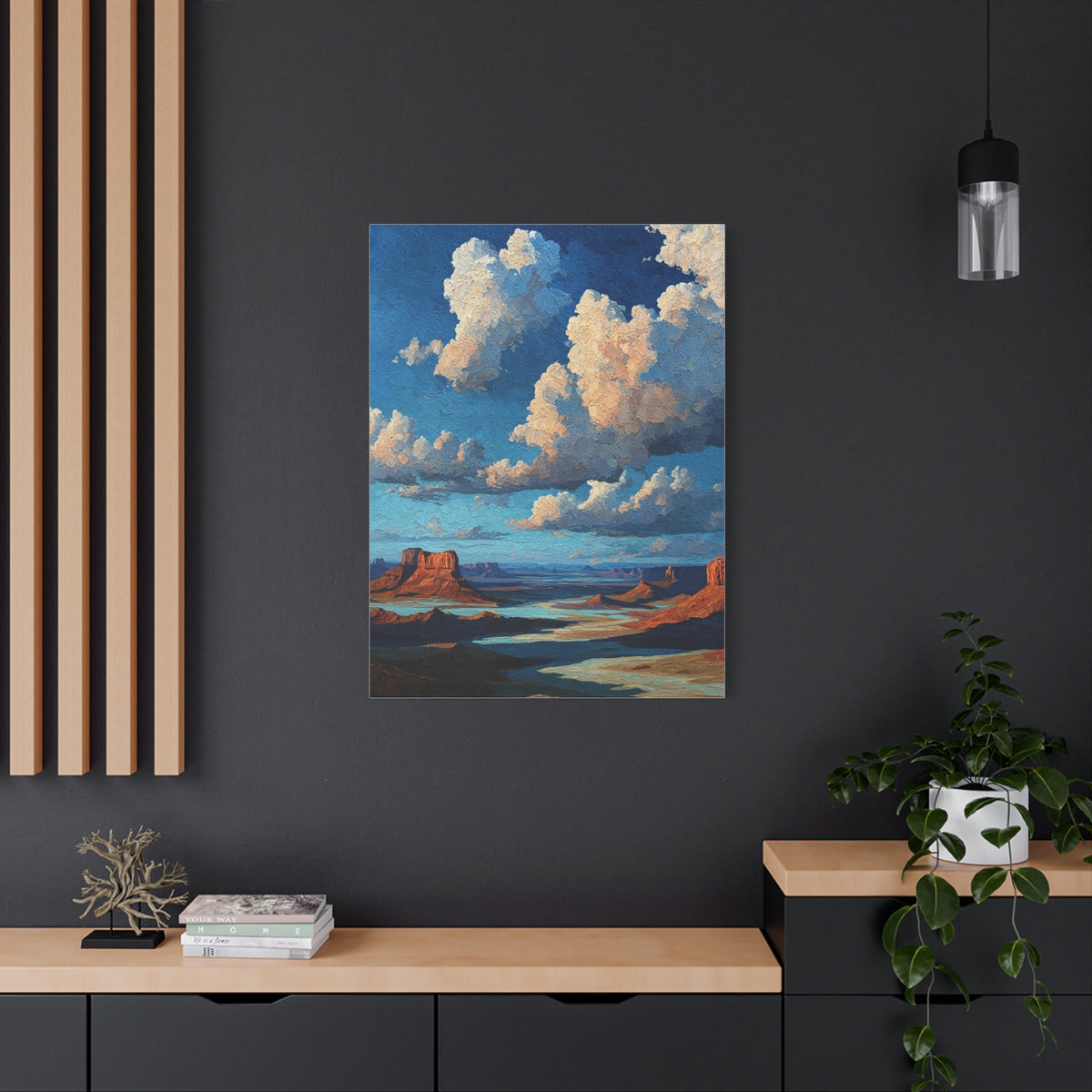 Grand Canyon Sky Vista Landscape Wall Art & Canvas Print