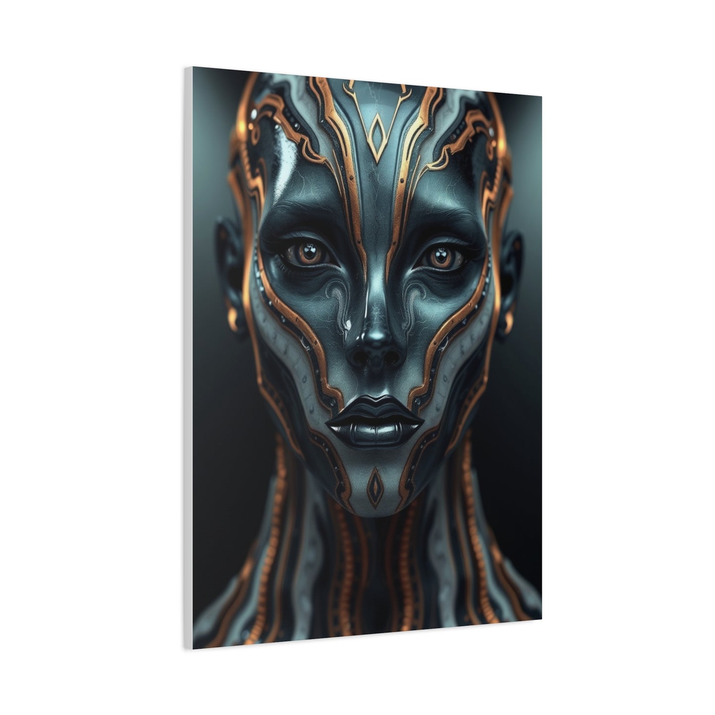 Charcoal, Onyx, and Ivory Art Luxury Canvas Wall Art & Canvas Print