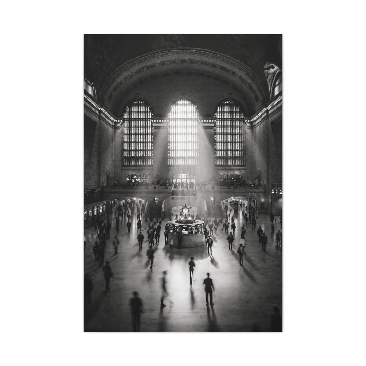 Grand Central Light & Motion Study Wall Art & Canvas Print
