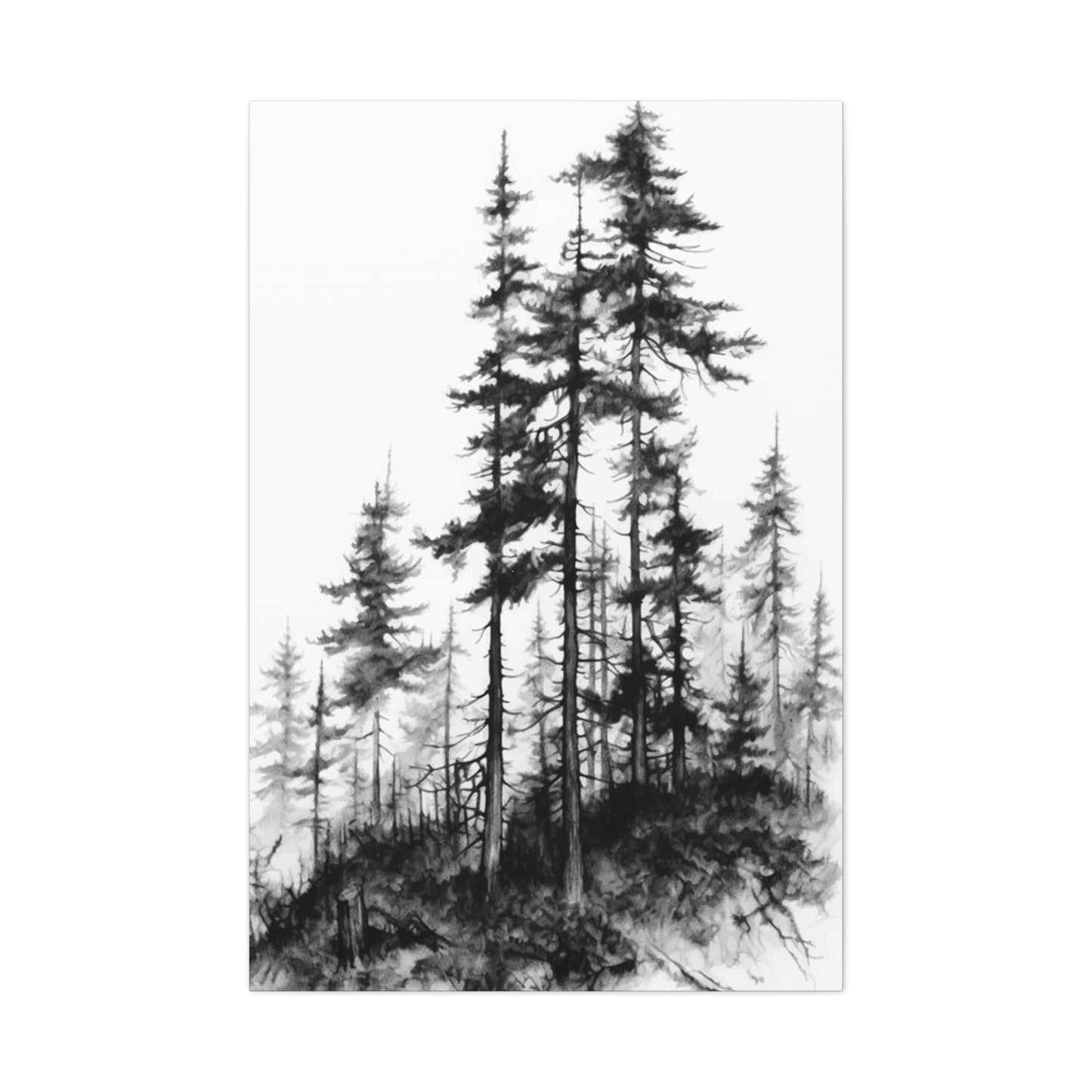 Black & White Trees Wall Art & Canvas Prints