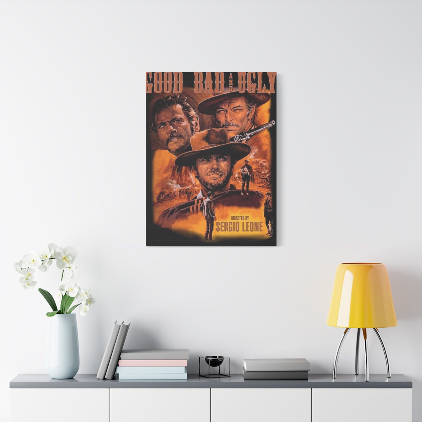 The Good, The Bad and The Ugly Movie Poster Wall Art & Canvas Prints