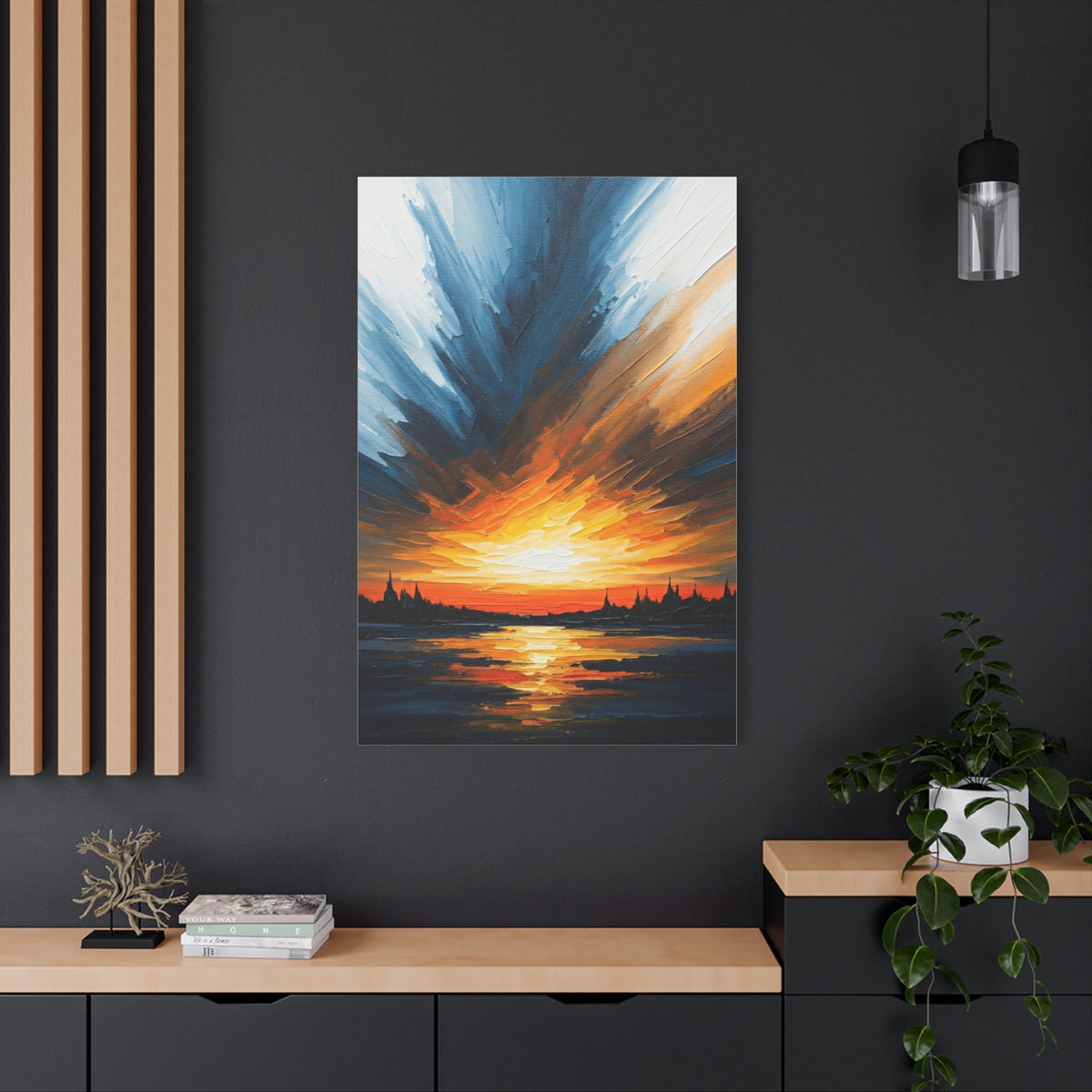 Dramatic Sunset Burst Wall Art & Canvas Prints