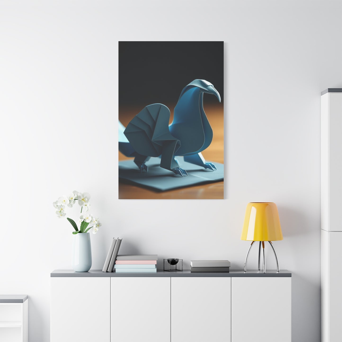 Whispered Origami Elegance Wall Art & Canvas Print