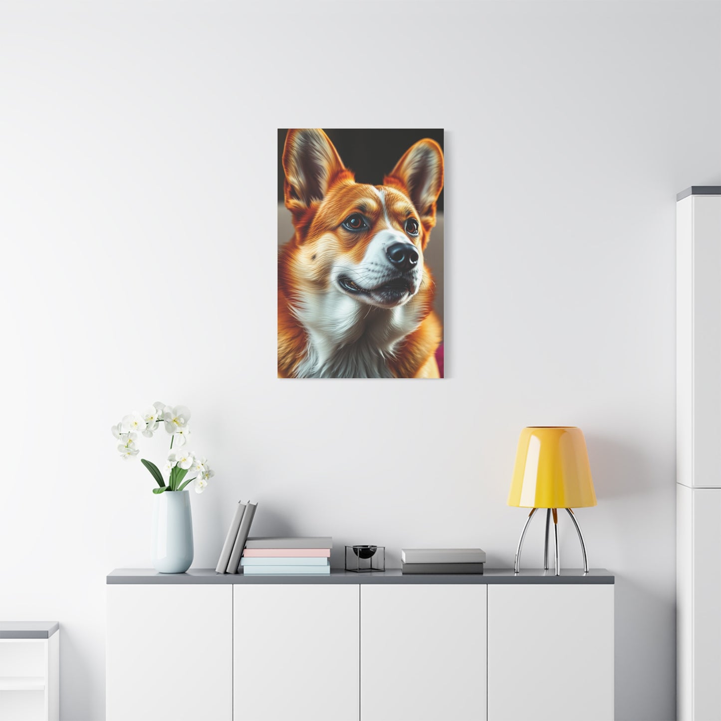 Supreme Corgi Dog Art Collection Wall Art & Canvas Print