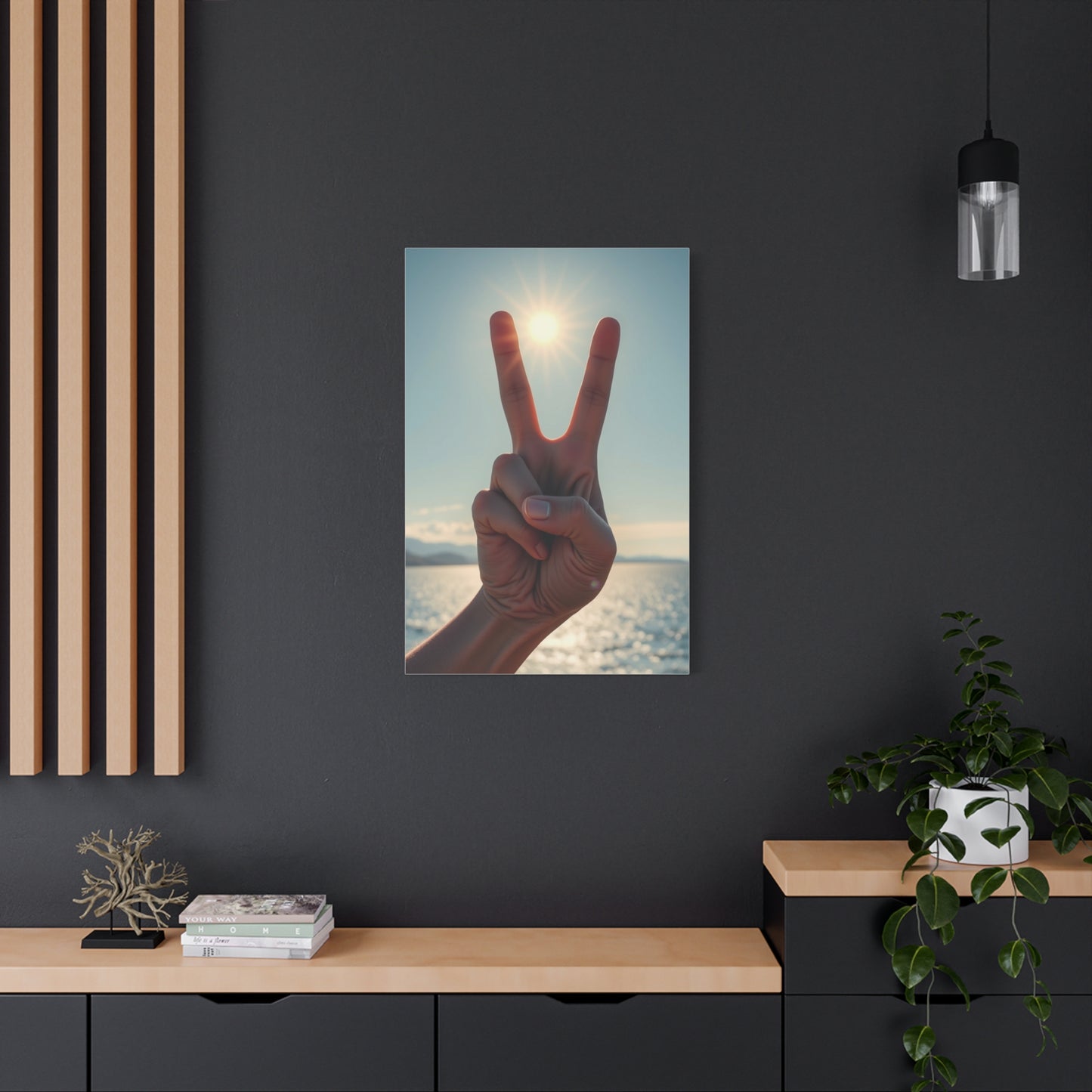 Peace Sign Art Refined Canvas Wall Art & Canvas Print