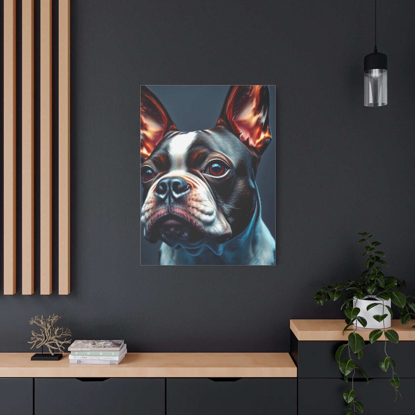 Supreme Art Collection Boston Terrier Wall Art & Canvas Print