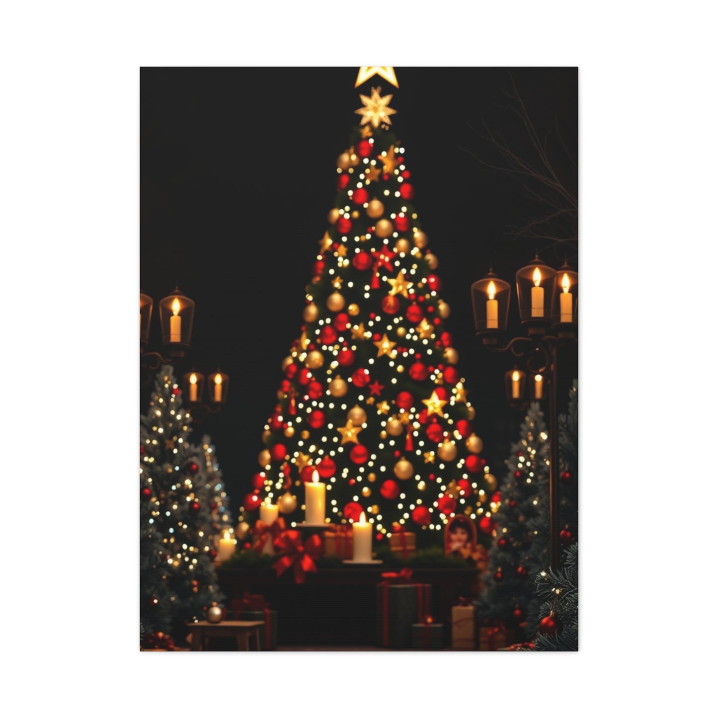 Supreme Black Christmas Art Wall Art & Canvas Print