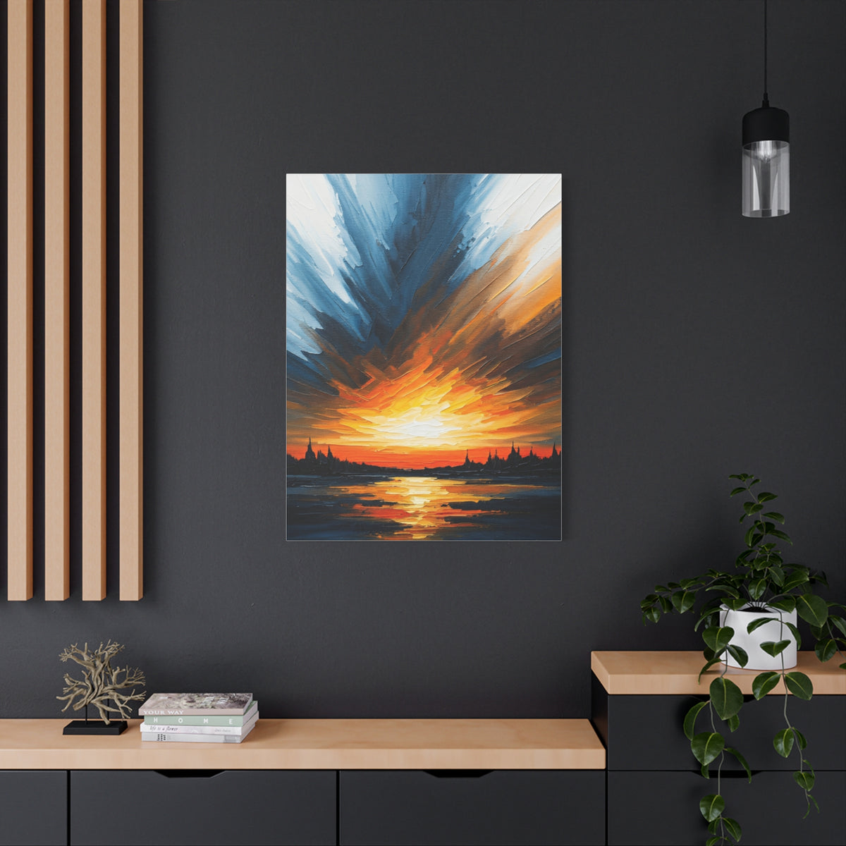 Dramatic Sunset Burst Wall Art & Canvas Prints