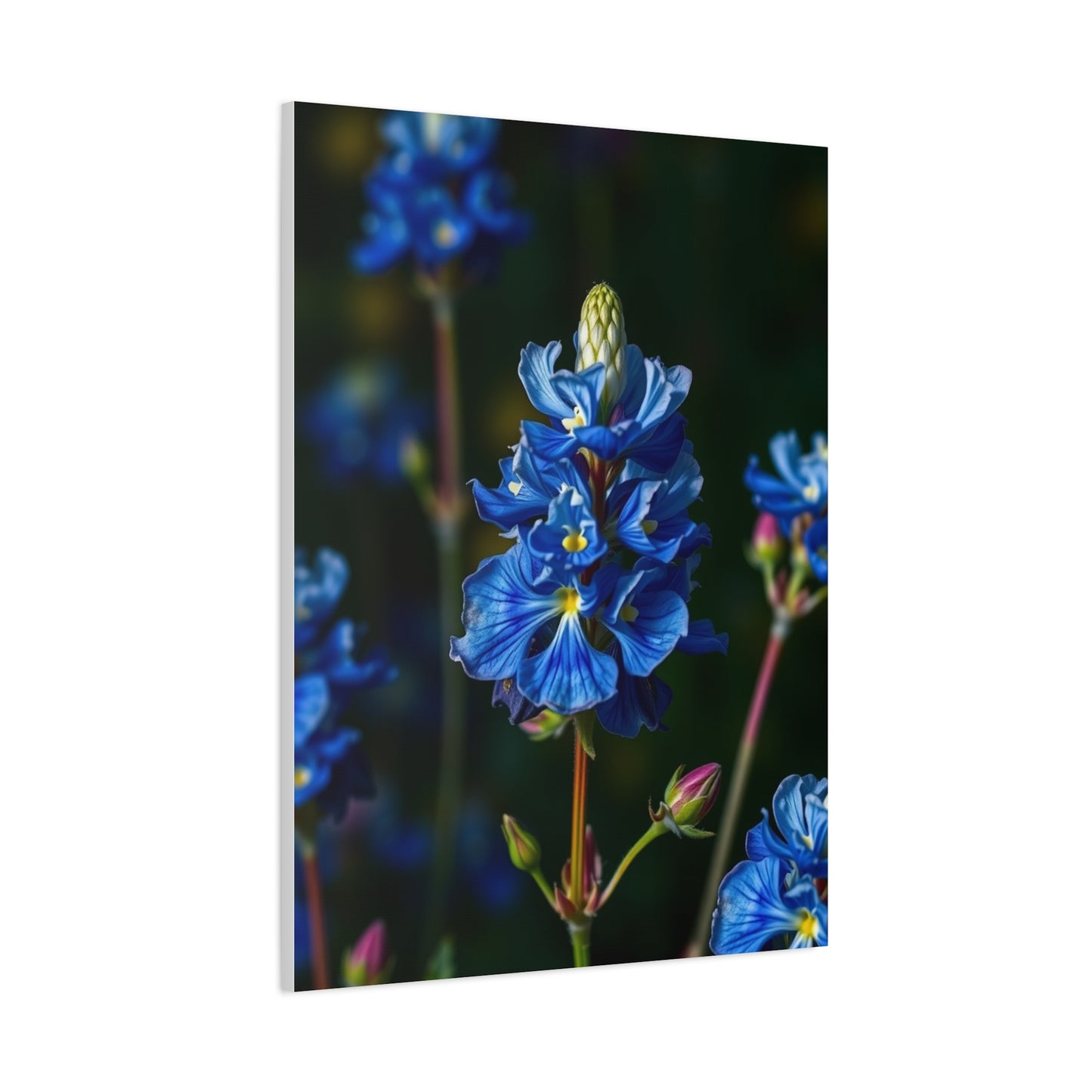 Masterpiece Bluebonnet Flower Art Vision Wall Art & Canvas Print