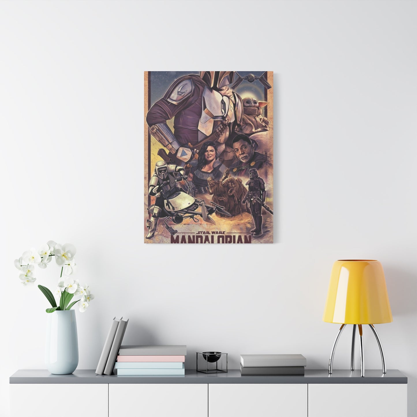 Mandalorian Poster Wall Art & Canvas Prints