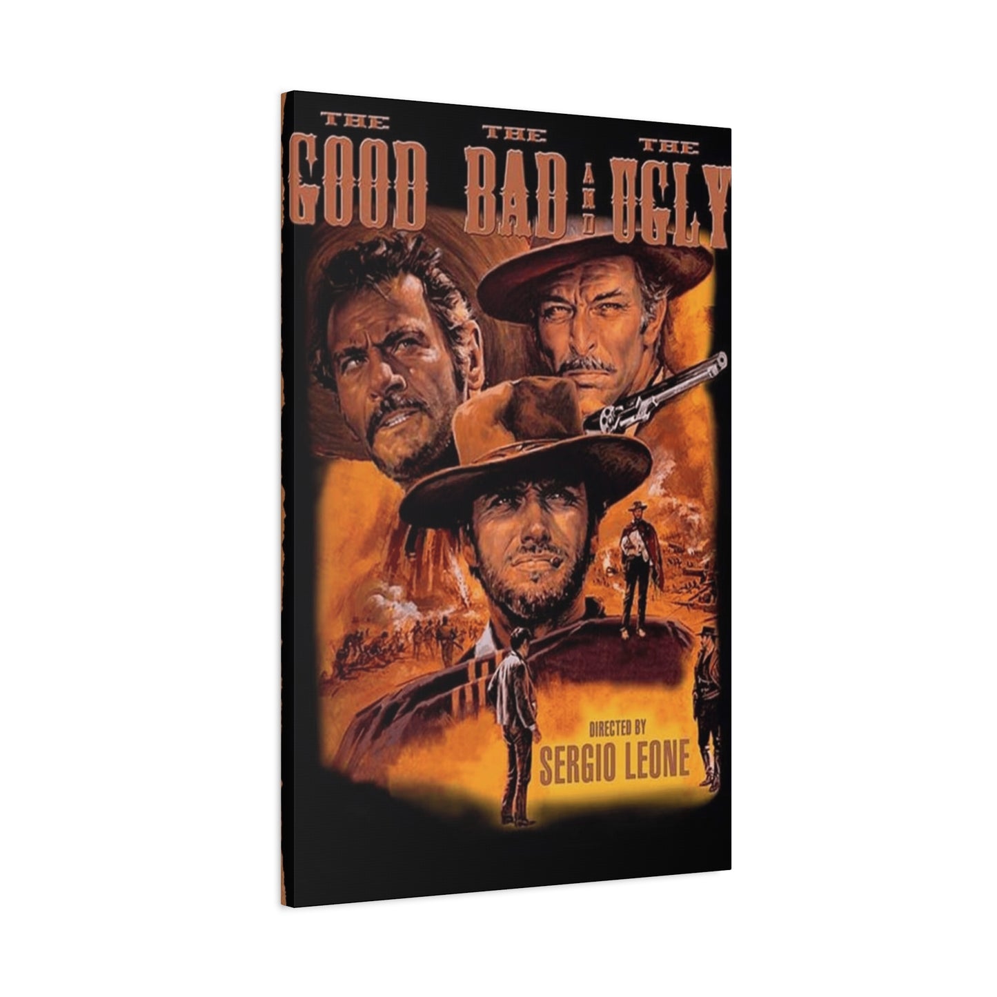 The Good, The Bad and The Ugly Movie Poster Wall Art & Canvas Prints