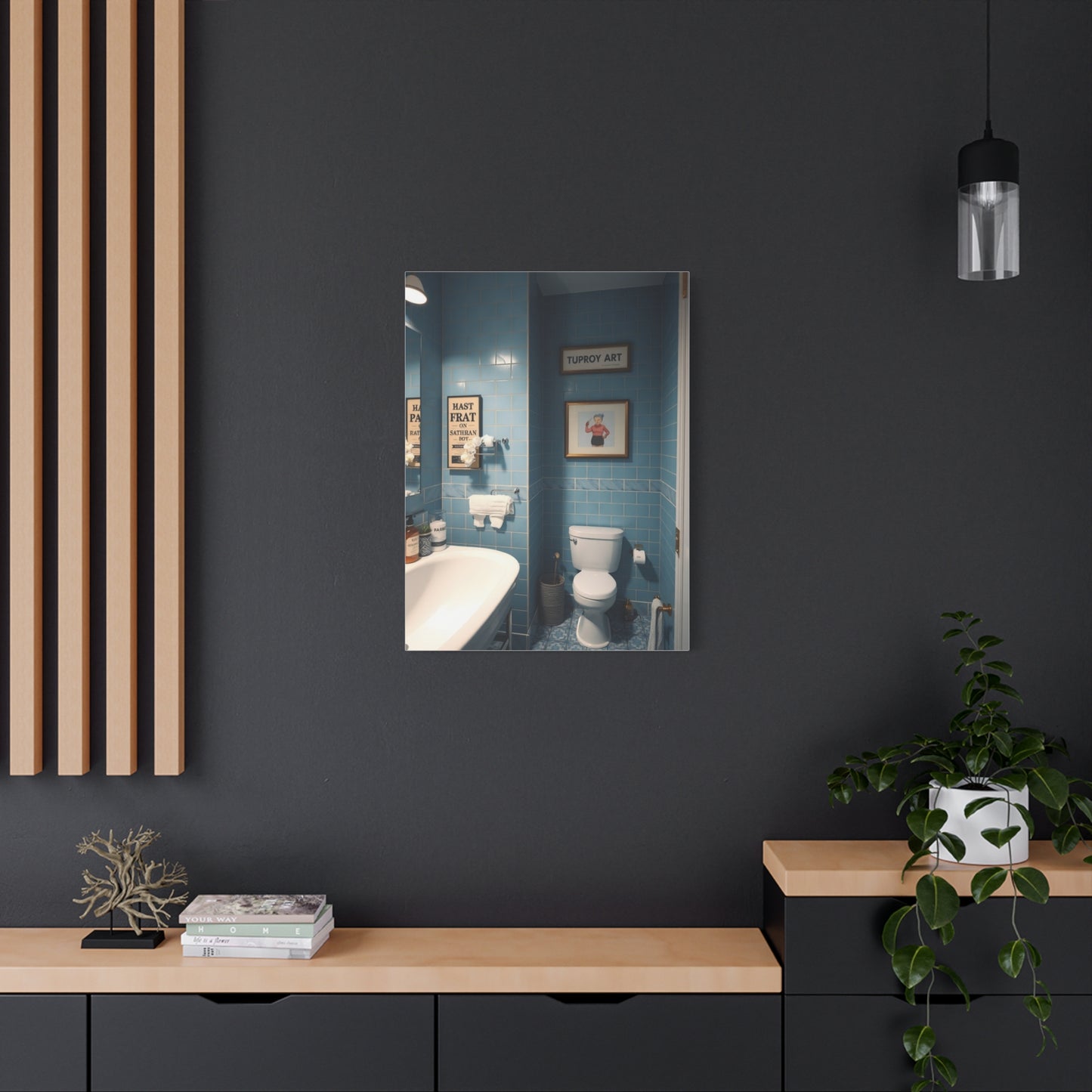 Bathroom Humor Art Supreme Gallery Wall Art & Canvas Print