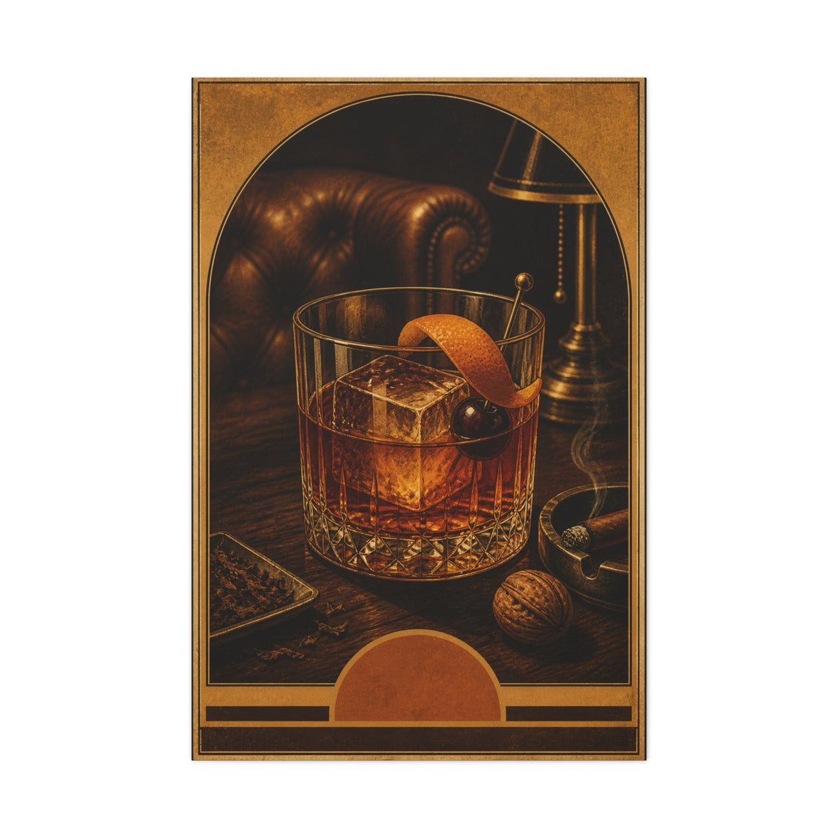 Old Fashioned Gentleman’s Club Poster Wall Art & Canvas Print