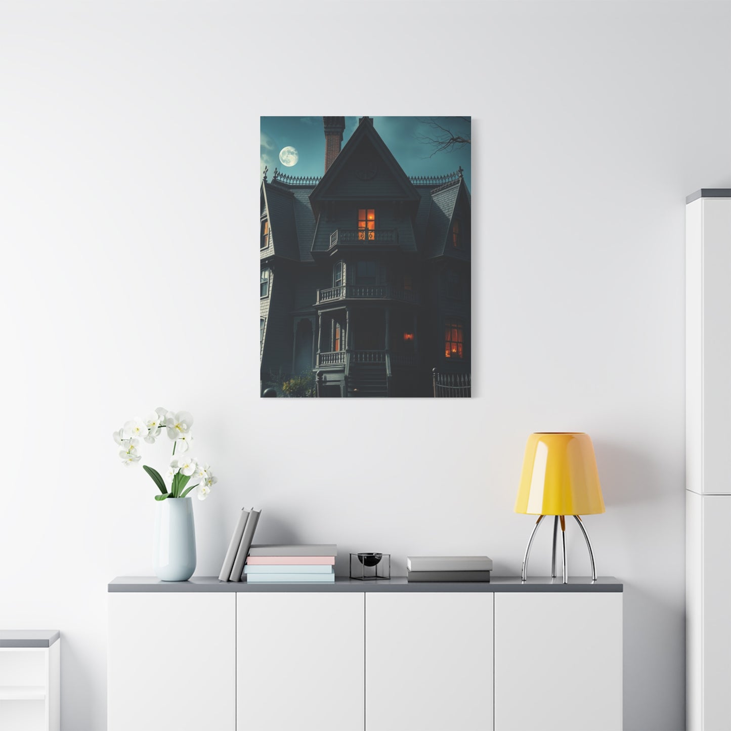 Collection Haunted House Art Wall Art & Canvas Print