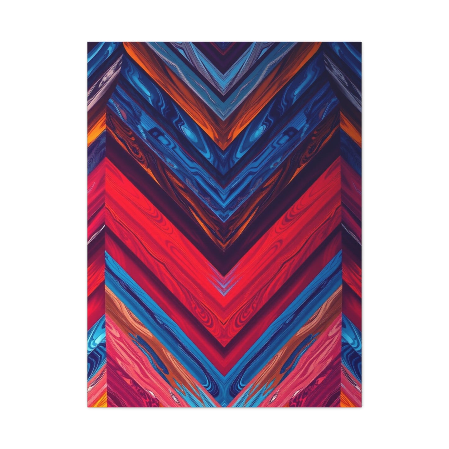 Supreme Chevron Pattern Art Collection Wall Art & Canvas Print