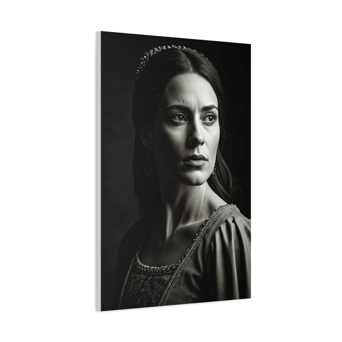 Quiet Grace Black & White Portrait Wall Art & Canvas Prints