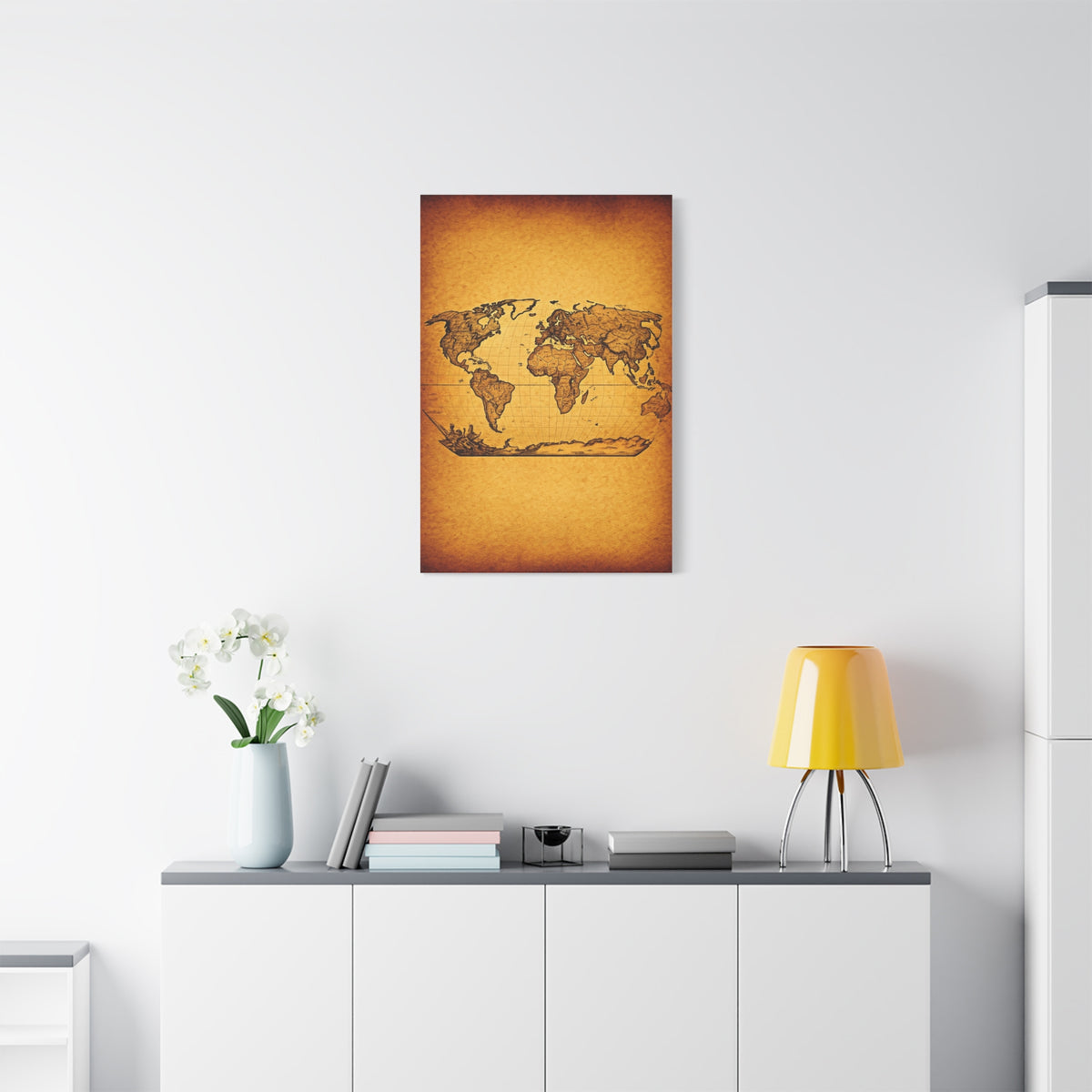 Old World Nautical Map Wall Art & Canvas Prints