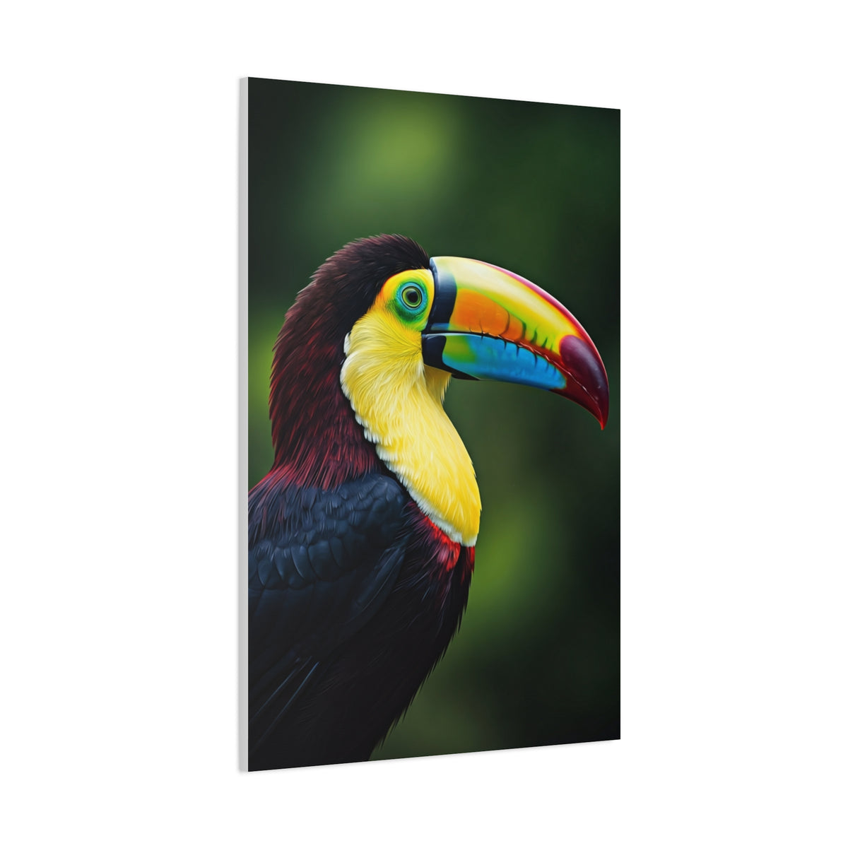 Toucan with Vibrant Yellow Beak Wall Art & Canvas Prints