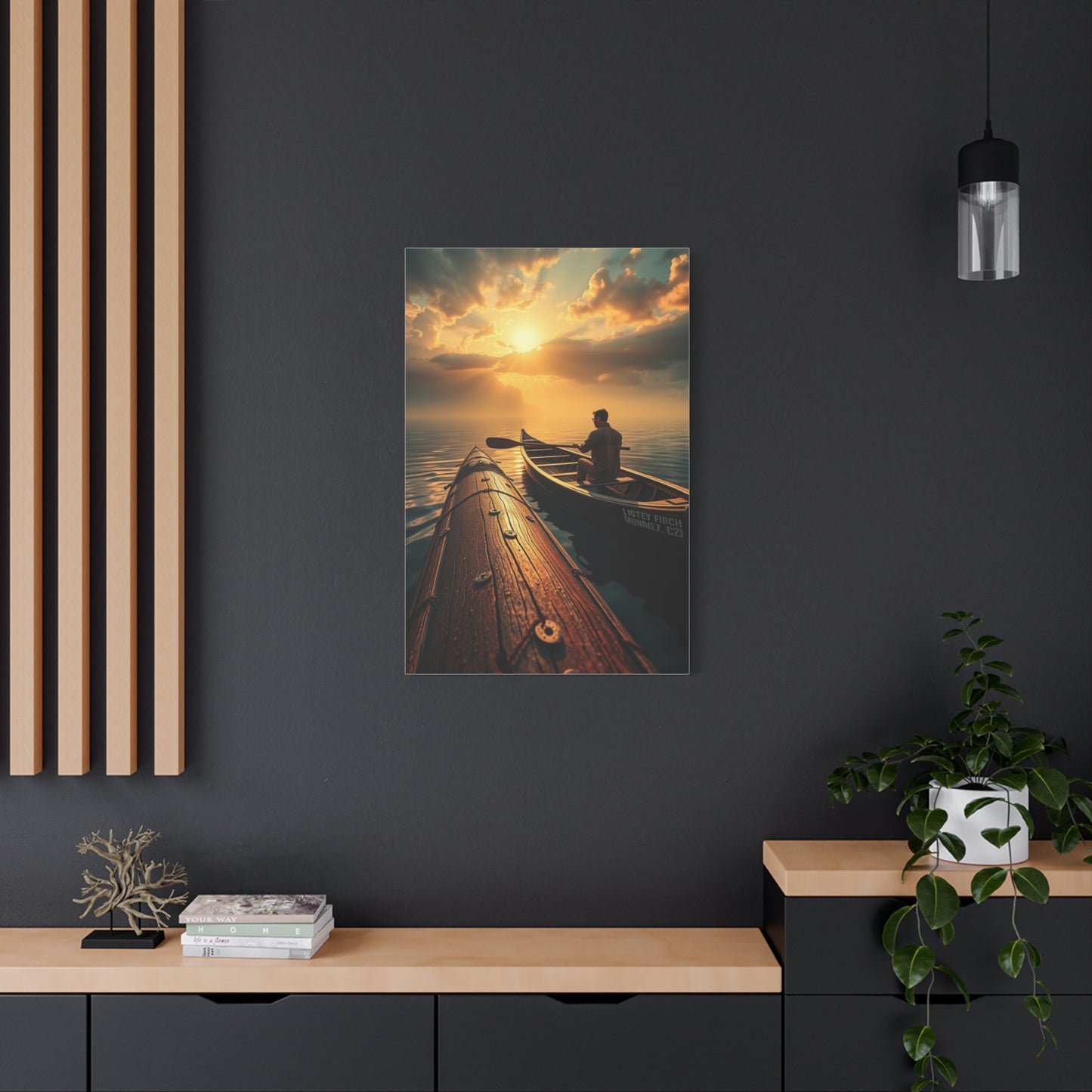 Canoe Art Supreme Canvas Wall Art & Canvas Print