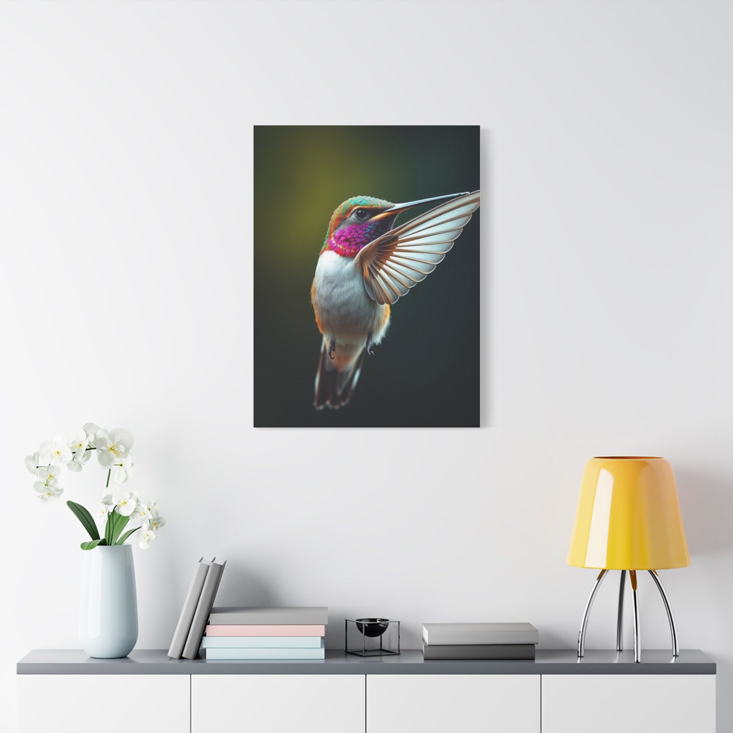 Beautiful Humming Bird Art Supreme Canvas Gallery Wall Art & Canvas Print