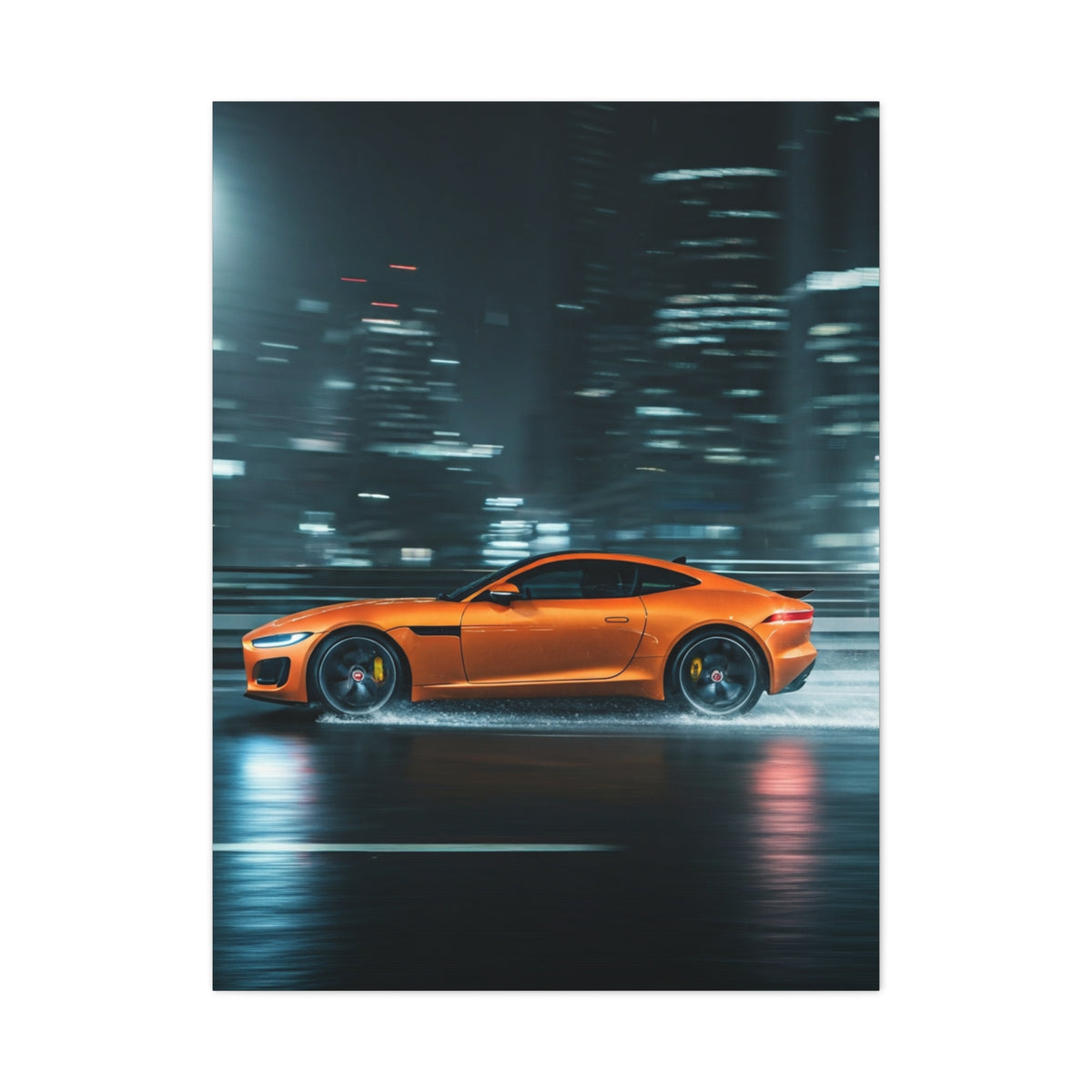 Jaguar F-Type Urban Street Performance Wall Art & Canvas Prints