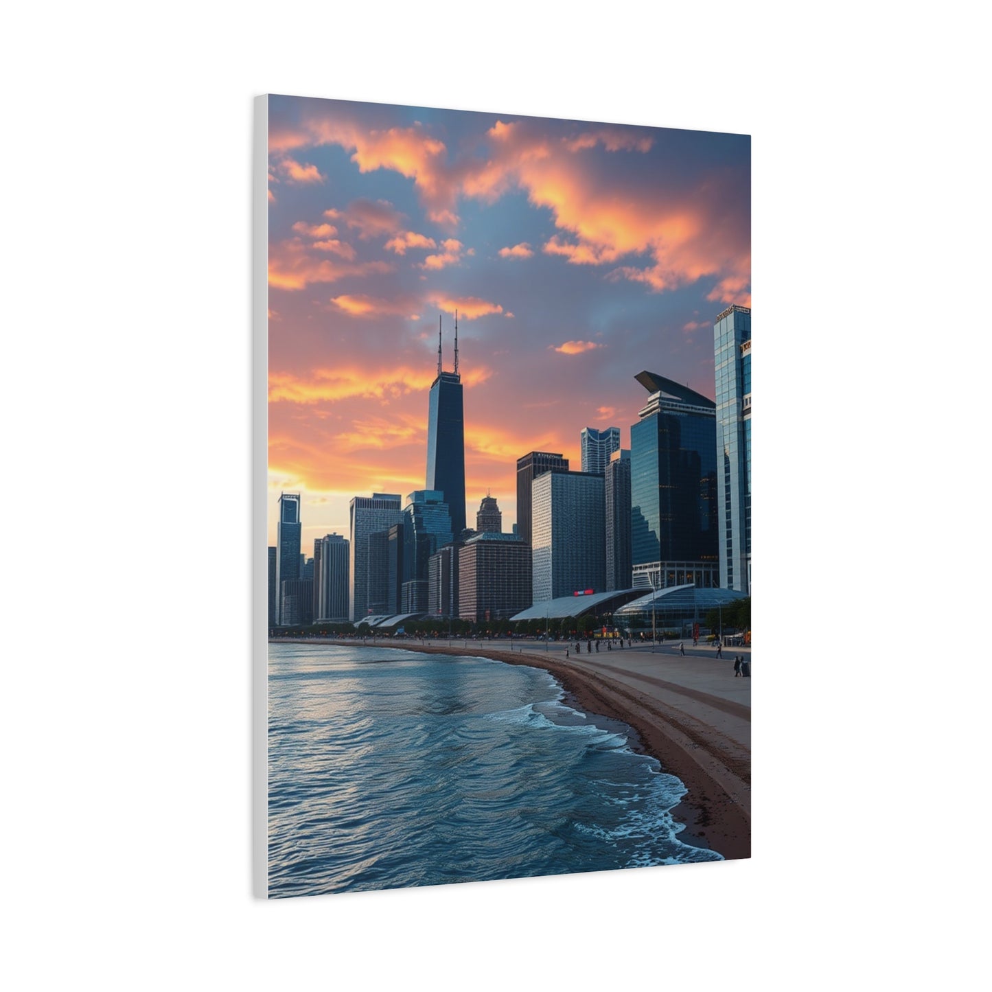 Supreme Chicago Skylines Art Wall Art & Canvas Print