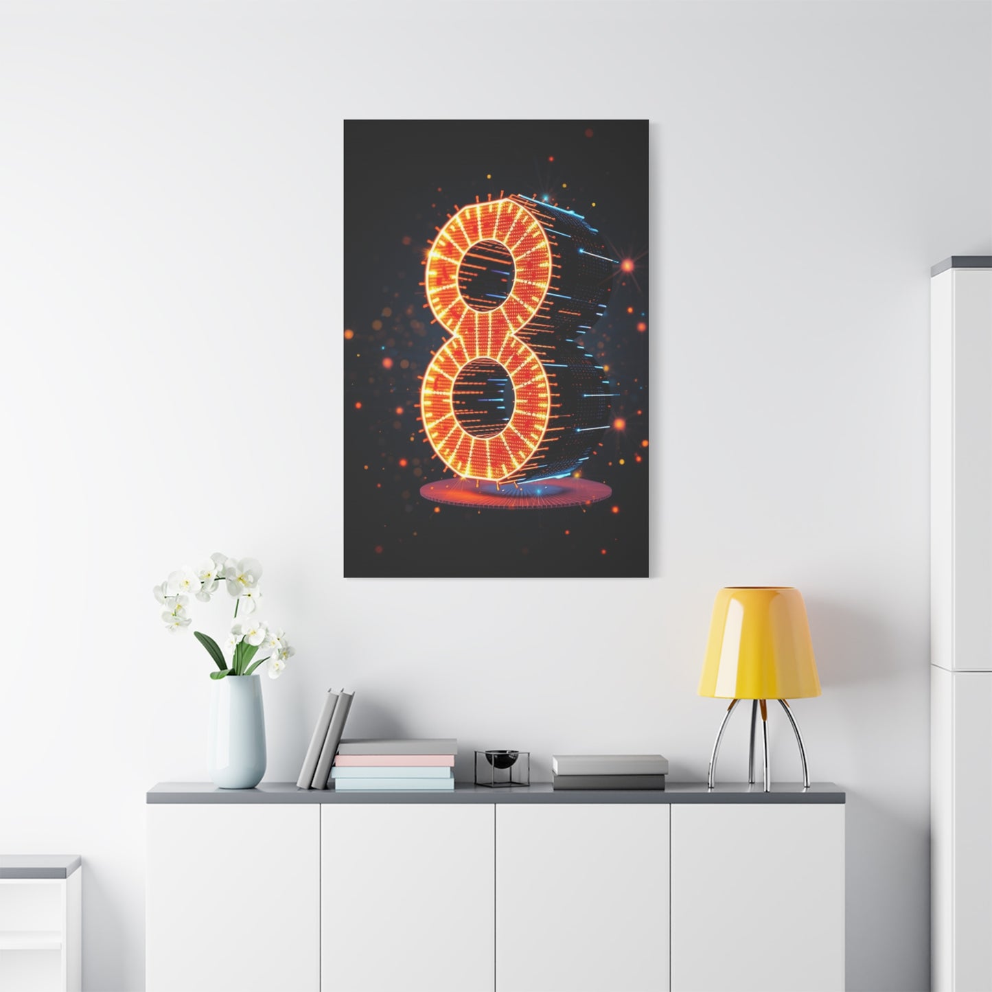 Supreme Numbers Art Wall Art & Canvas Print
