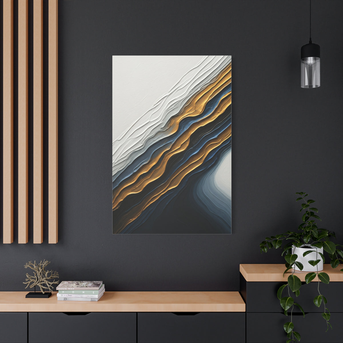 Golden Contours Wall Art & Canvas Prints