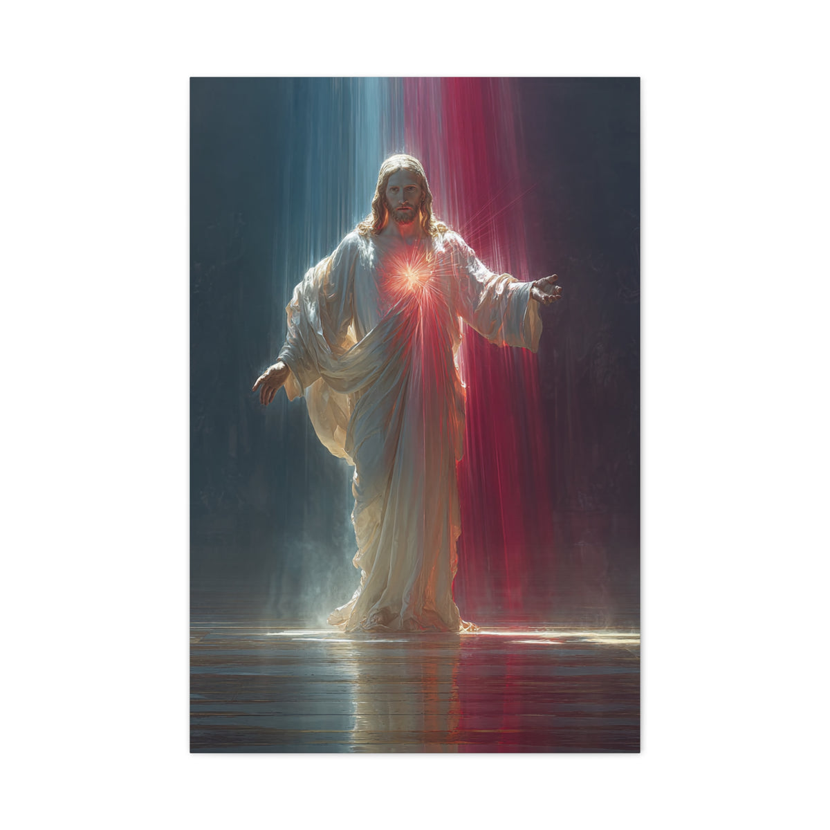 Divine Mercy Christ Radiant Light Wall Art & Canvas Print