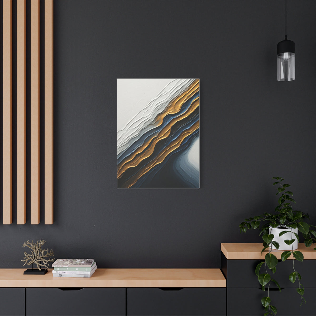 Golden Contours Wall Art & Canvas Prints