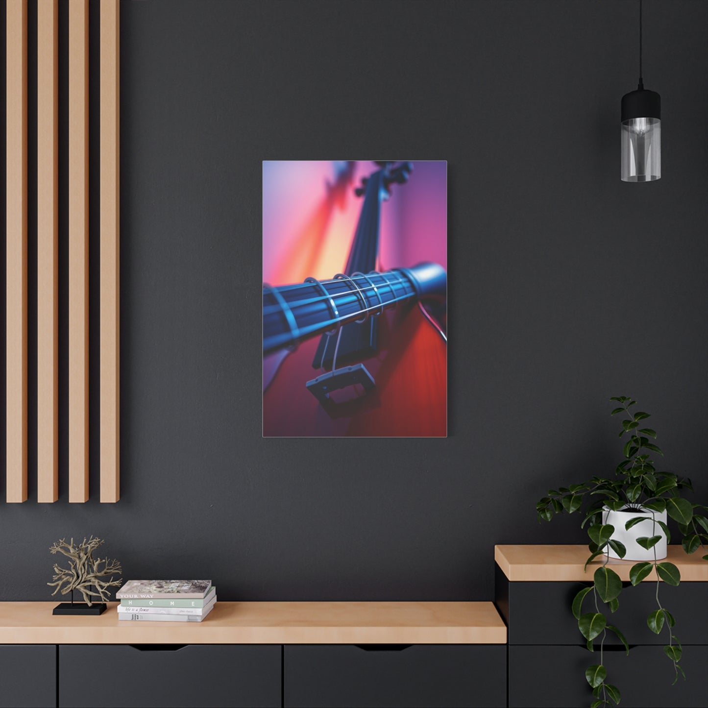 Blue Music Art Supreme Canvas Wall Art & Canvas Print