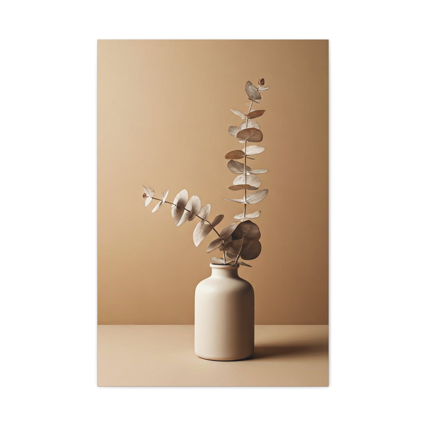 Eucalyptus Stem in Ceramic Vase Wall Art & Canvas Prints