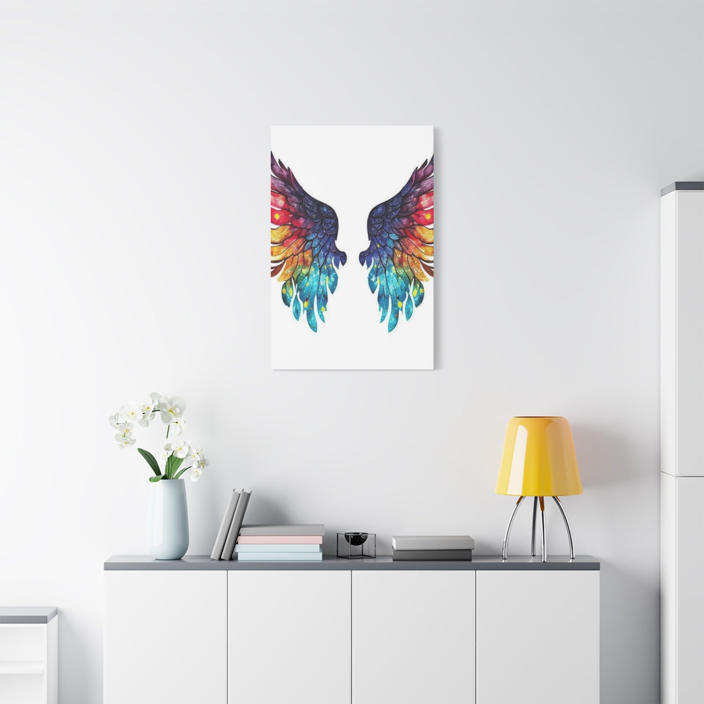 Rainbow Colour Wings Wall Art & Canvas Prints