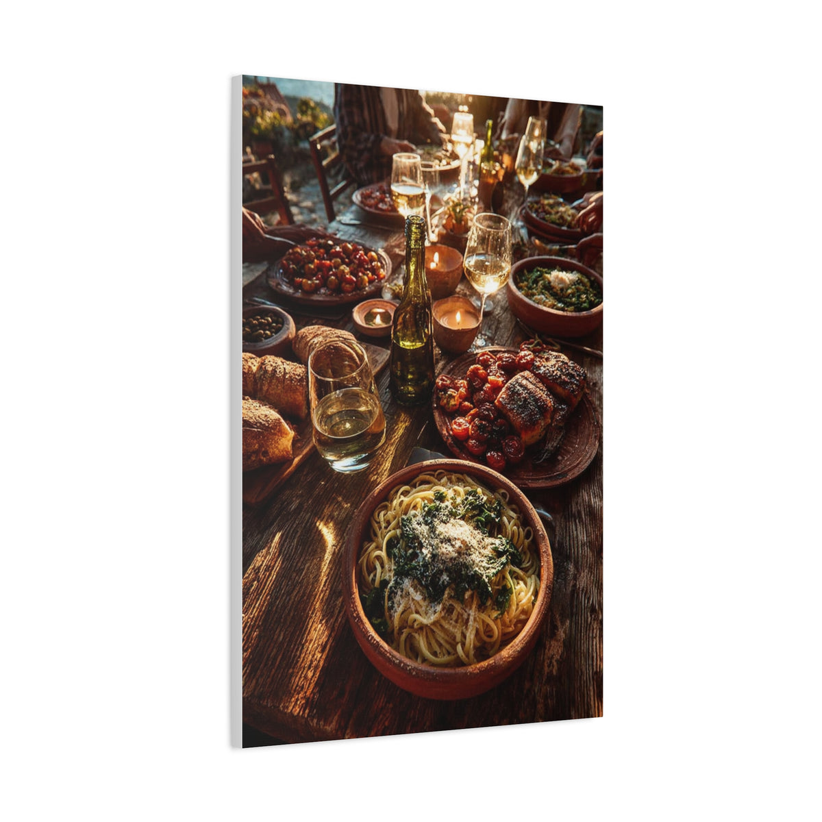 Italian Family Dinner Table Wall Art & Canvas Print