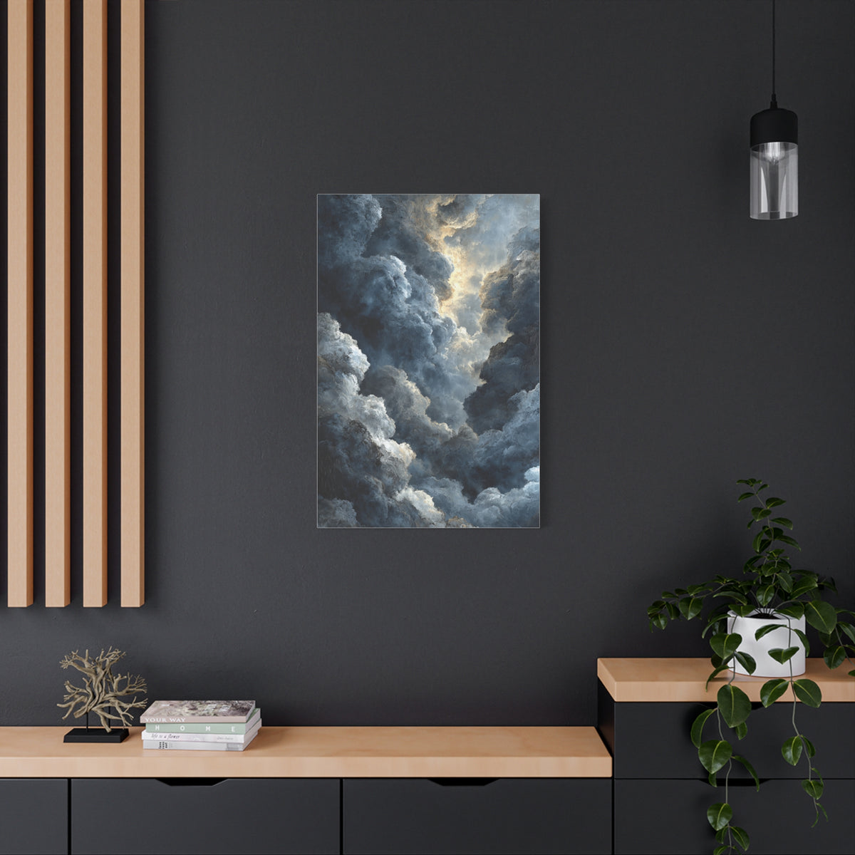 Storm Cloud Dramatic Abstract Wall Art & Canvas Print