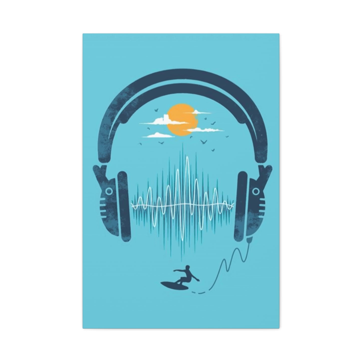 Headphone Wall Art & Canvas Prints