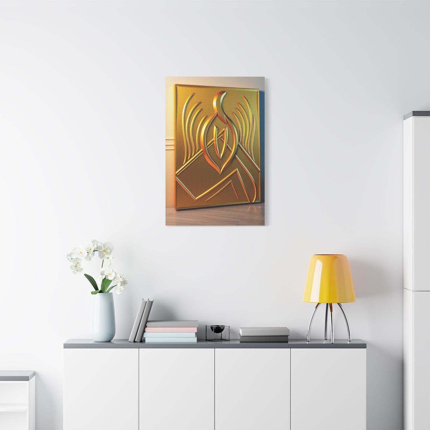 Supreme Gold & Silver Canvas Art Collection Wall Art & Canvas Print