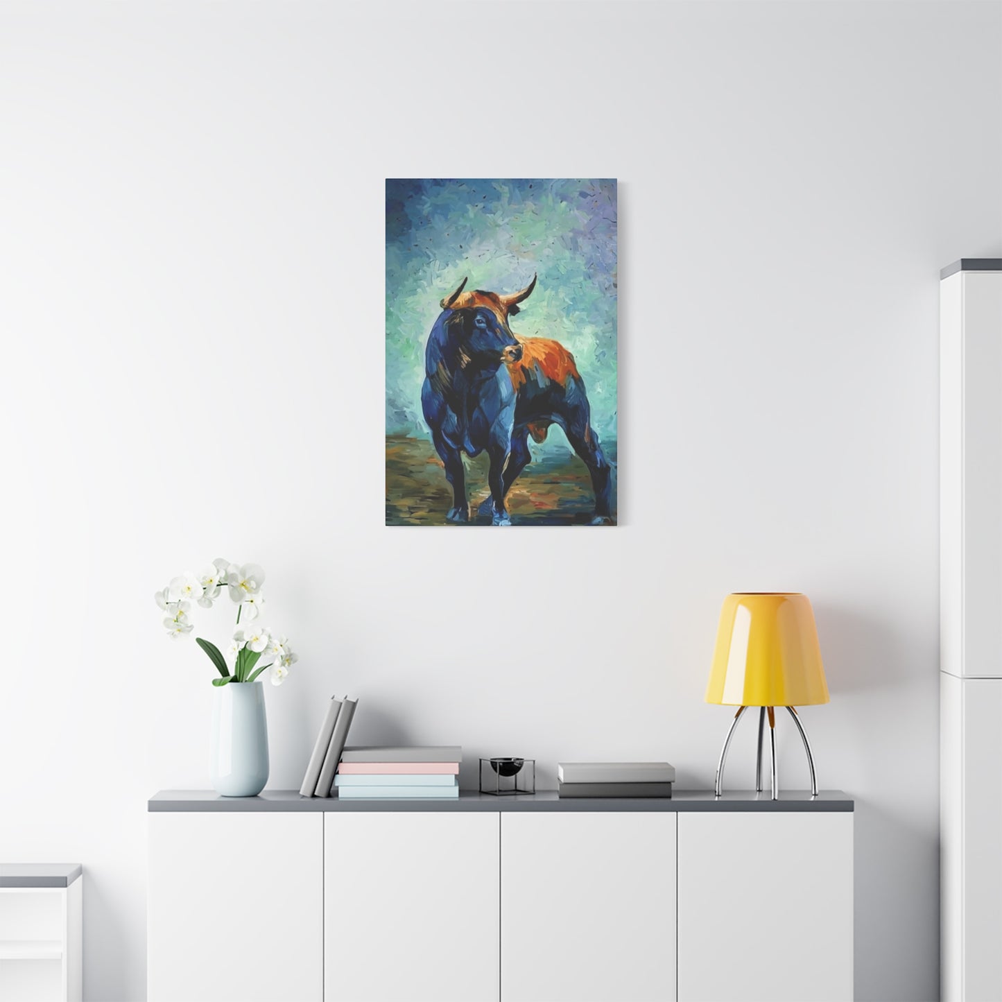 Bull Wall Art & Canvas Prints