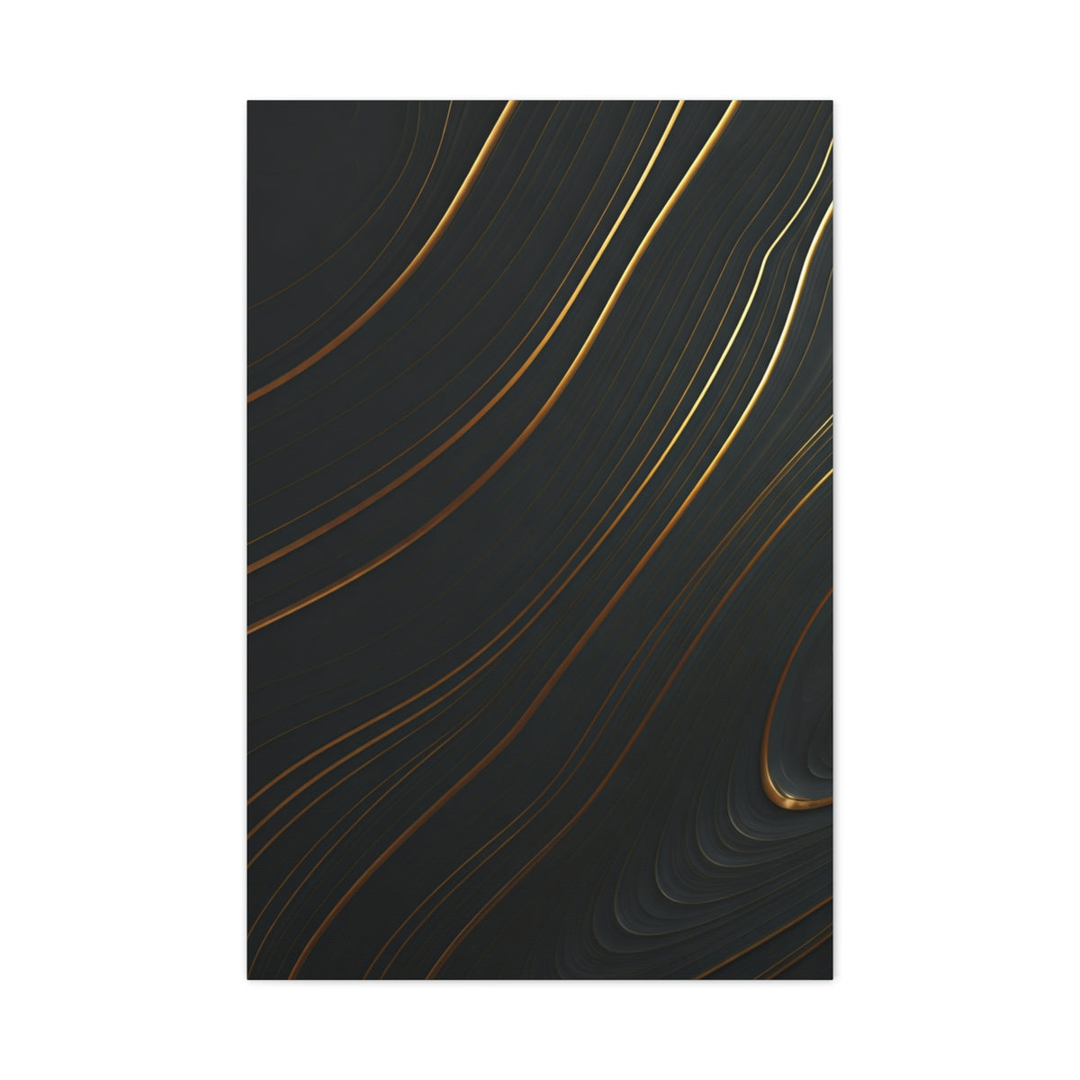 Golden Trace Minimalist Wall Art & Canvas Prints