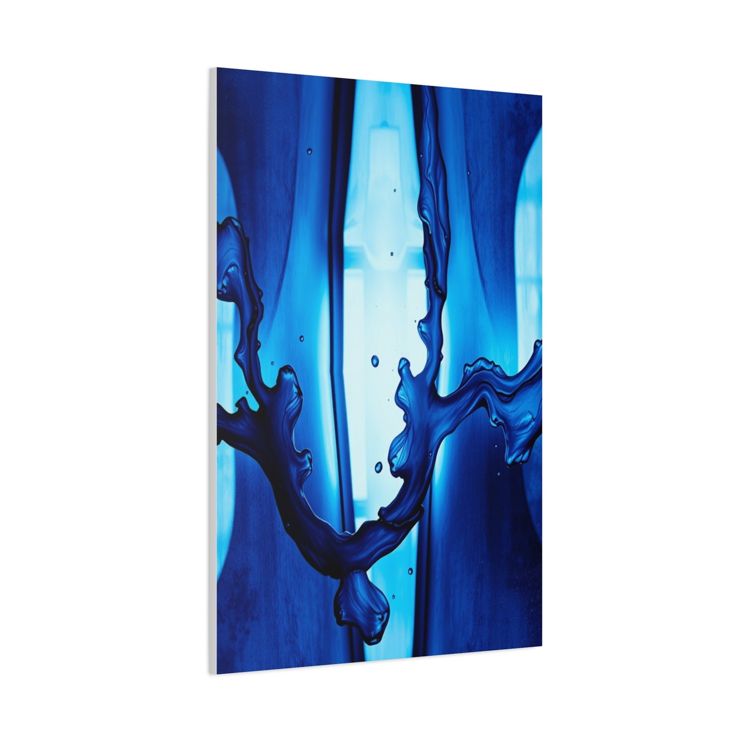 Elite Blue Abstract Art Vision Wall Art & Canvas Print