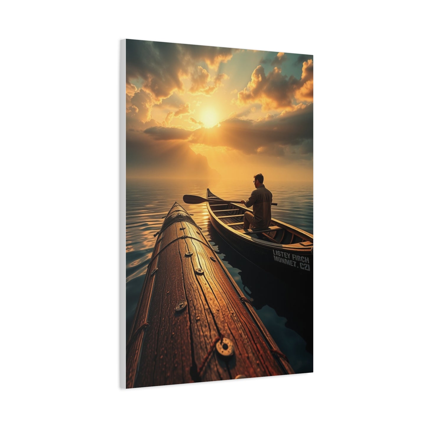 Canoe Art Supreme Canvas Wall Art & Canvas Print