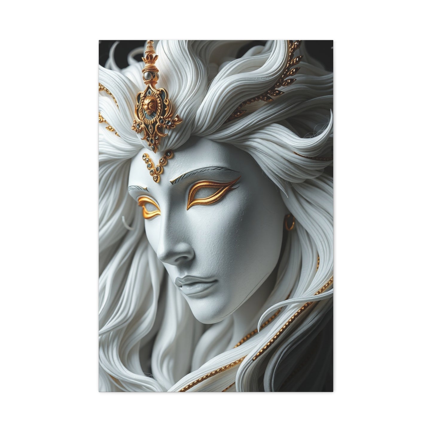 Supreme Black White and Gold Art Collection Wall Art & Canvas Print