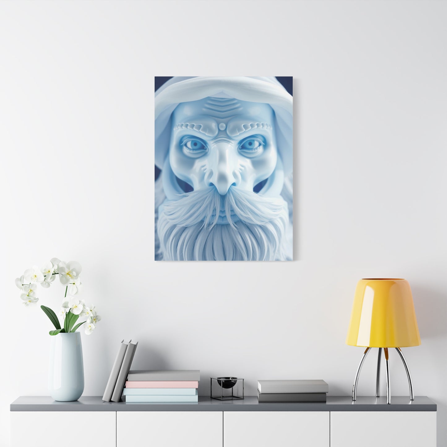 Elite Blue and White Art Vision Wall Art & Canvas Print