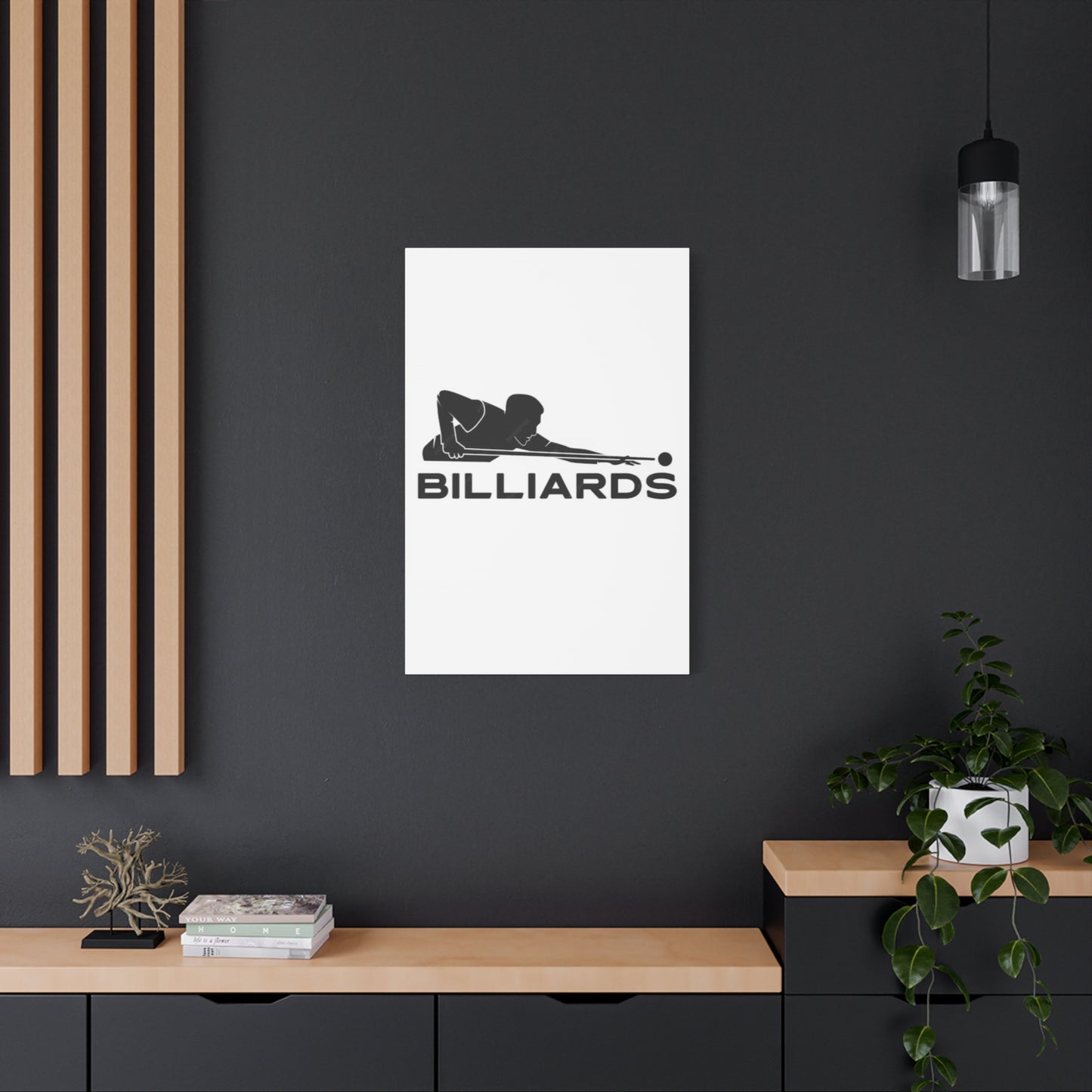 Billiards logo Idea Wall Art & Canvas Prints