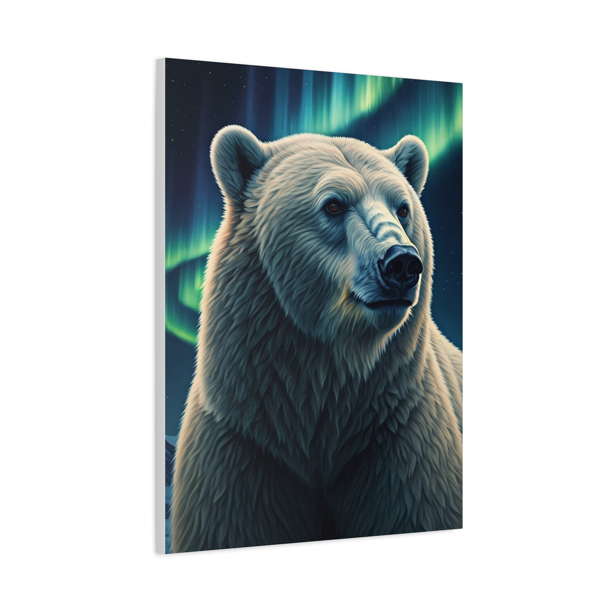 Northern Lights Polar Bear Wall Art & Canvas Prints