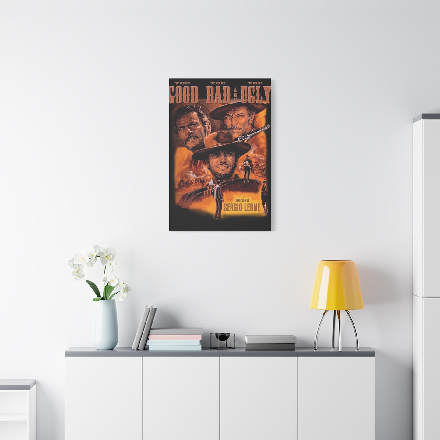 The Good, The Bad and The Ugly Movie Poster Wall Art & Canvas Prints