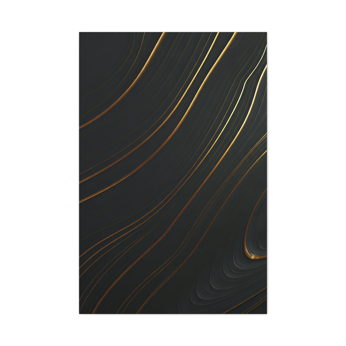 Golden Trace Minimalist Wall Art & Canvas Prints